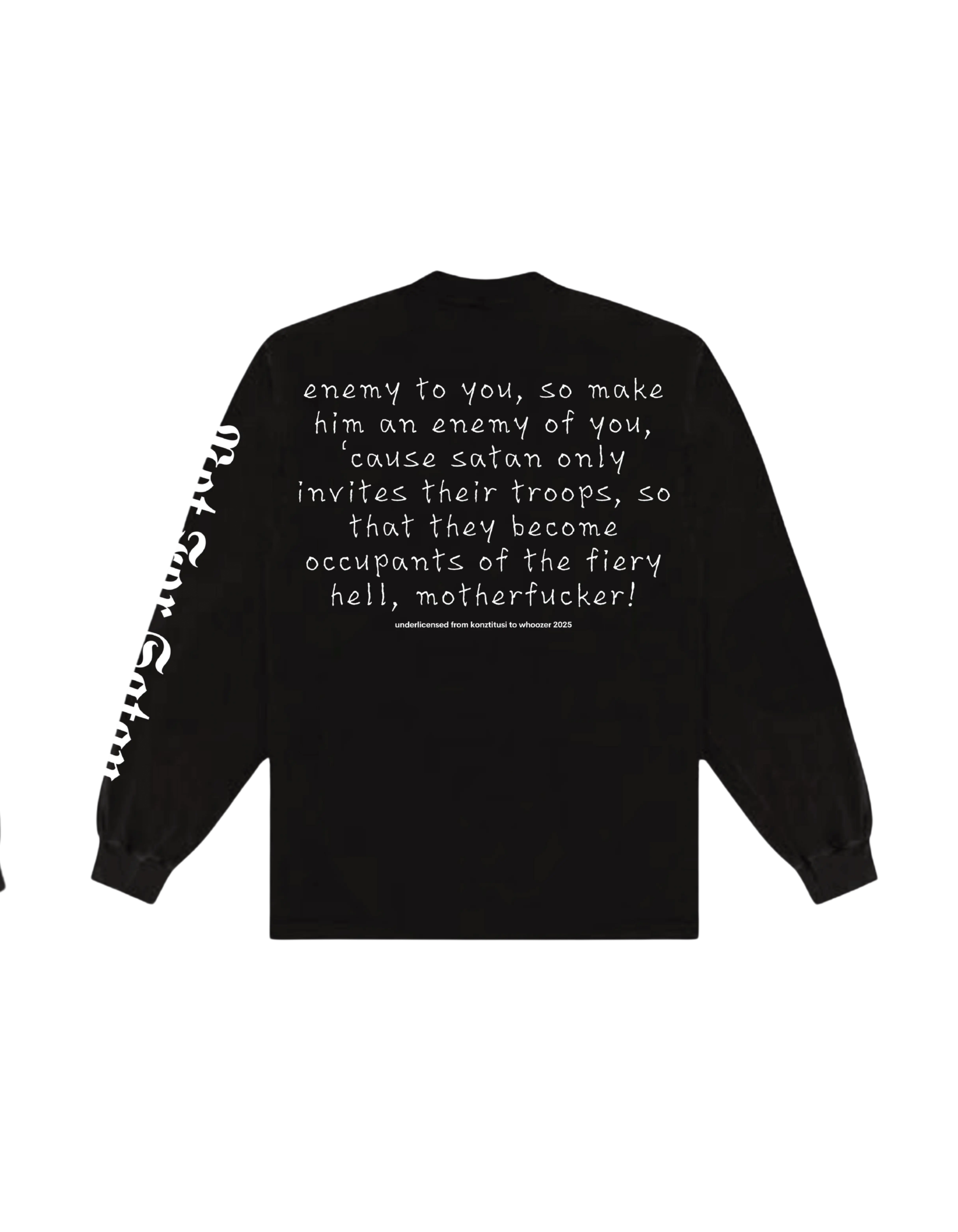 NOT FOR SATAN back